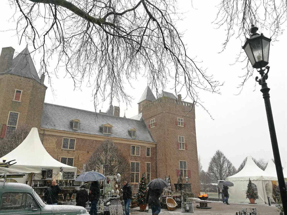 Attend Christmas markets in a Castle at the Castle Christmas Fair, one of the best Christmas Markets in the Netherlands