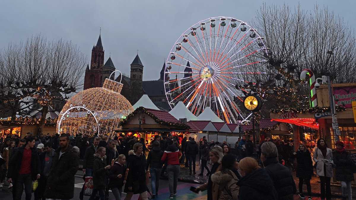 Maastricht Christmas Market in the south of the Netherlands